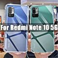 Custodia trasparente antiurto in silicone morbido per Xiaomi Redmi Note 10 5G Cover trasparente in