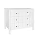 Commode 3 tiroirs blanc