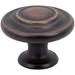 DesignPerfect DPA25R38K-25PACK 1-5/16" Mushroom Cabinet Knob - Pack of