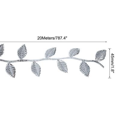 22 Yards Leaf Ribbon, Leaves Trim Rope Leaf String, Style 1