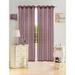 Leah Solid Sheer Curtain Single Panel, Grommet Top, Light Filtering 55"x84" - 55x84