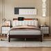 3-Pieces Bedroom Sets Platform Bed with USB Port, LED, 2 Nightstands