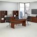 96W x 42D Conference Table with Wood Base by Bush Business Furniture