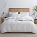 Full Size - 3 PCS Microfiber Tufted Duvet Cover Set