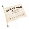 Cotton Linen Bread Bag Organic - Reusable bread bags for homemade bread gift giving - Bread Container for large Sourdough Loafs â€“ Counter Top Cloth Bread Storage and Transport Solution