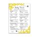 Bee Baby Shower Game â€” BABY TRIVIA Game â€” Pack of 25 â€” Mommy to bee Bumble bee Neutral Yellow Fun Baby Facts Party Games Honeybee Bumblebee Trivia Baby Shower Activity Bumble bee theme G620-TRV