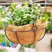 2PCS Round Coco Liner for Planter Replacement Plant Basket Liners Coconut Fiber Liner for Hanging Basket Flower