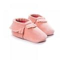 Infant Baby Girls Boys Cozy Moccasins Slippers Tassels Suede Leather Sole Soft First Walkers Crib Shoes