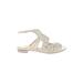 Alexandre Birman Sandals: Ivory Solid Shoes - Women's Size 38.5 - Open Toe