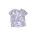 Bixby Nomad Short Sleeve T-Shirt: Gray Tie-dye Tops - Kids Girl's Size 16