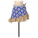 Zara Casual Mini Skirt Mini: Blue Color Block Bottoms - Women's Size Small