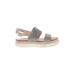 Steve Madden Sandals: Silver Shoes - Women's Size 4