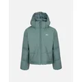 Girl's Trespass Girls Missie Logo Jacket - Green - Size: 11 years/12 years