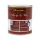 Rustins - Quick Dry Step & Tile Paint Gloss Red 1 litre RUSSTP1LQ - Red