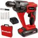 Einhell Power X-Change Cordless Rotary Hammer Drill - 14Nm 1.2J - Includes 2.5Ah Battery And Accessories - TE-HD 18 Li (1x2.5Ah)