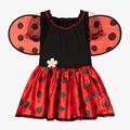 Dress Up By Design Girls Red Ladybird Costume