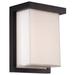 Ledge 8"H x 6"W 1-Light Outdoor Wall Light in Black