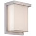 Ledge 8"H x 6"W 1-Light Outdoor Wall Light in Brushed Aluminum