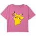 Girls Youth Mad Engine Pink Pokemon T-Shirt