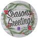 NYU Violets 20'' x Season's Greetings Circle