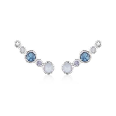 Sterling Silver Siren Tonal Climber Earrings Mix