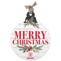 Bradley Braves 20'' x 24'' Merry Christmas Ornament Sign