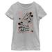 Girls Youth Mad Engine Heather Gray Mickey & Friends T-Shirt