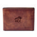 Fossil Brown Henderson Community College Derrick Front Pocket Bifold Wallet