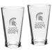 Michigan State Spartans Class of 2024 16oz. 2-Piece Classic Pint Glass Set