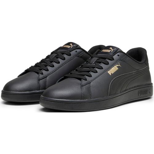 „Sneaker PUMA „“Puma Smash 3.0 L““ Gr. 38,5, schwarz (black, gold) Schuhe Sneaker“