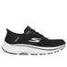 Skechers Women's Slip-ins: GO RUN Consistent 2.0 - Endure Sneaker | Size 6.0 | Black/Silver | Textile/Synthetic | Machine Washable