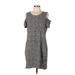 MICHAEL Michael Kors Casual Dress - Shift: Tan Marled Dresses - Women's Size Large