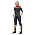 Rubies Official Captain Marvel Womens Costume, Size Large