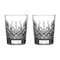 Waterford Crystal Lismore Double Old Fashioned Cut Glass Tumblers Set of 2 A