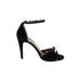Hoss Intropia Heels: Black Solid Shoes - Women's Size 39 - Open Toe