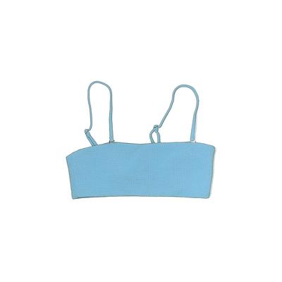 Zaful Swimsuit Top Blue Swimwear - Women's Size Small