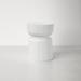 AllModern Biali 17.25" Tall Ceramic Garden Stool Ceramic in Gray/White | 17.25 H x 13.5 W x 13.5 D in | Wayfair E7613A8E2C9840ACAE1E5F7E16FC7489