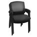 Inbox Zero Knight Multi-Purpose Office Mesh Side Chair or Training Room Chair Upholstered in Black/Brown | 23 W x 22 D in | Wayfair