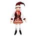 The Holiday Aisle® Harlequin Doll in Red | 3.5 H x 21 W x 6 D in | Wayfair D2FECE8D55EF4F3680EC98145056E742