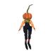 The Holiday Aisle® Huey Pumpkin Doll Halloween Figure in Black/Green/Orange | 7 H x 26 W x 7 D in | Wayfair 949BB3E6956342A1AD0053BC4963A882