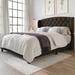 Lark Manor™ Arieya Wingback Bed Upholstered/Polyester in Brown | 48.6 H x 44.7 W x 80.7 D in | Wayfair B21E4012608B4C8C81B451DDF91EF7E0