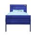 Red Barrel Studio® Buckhorn Metal Platform Bed Metal in Blue | 79.09 H x 44.09 W x 41.09 D in | Wayfair E92135BDF89C4206BFB92D014CF3DEDA