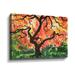 Winston Porter Autumn In The Park Yellow & Red Tree On Canvas Print Canvas, Wood | 8 H x 12 W x 2 D in | Wayfair BF761443F8E942548C4A72CCAD67808B