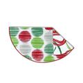 The Holiday Aisle® Christmas Napkins, Table Napkins, Fall Dinner Napkins Set Of 2, BERNARD/RIBBONS in Green/Red/White | Wayfair