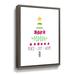 The Holiday Aisle® Peace, Joy, Hope Christmas Tree II On Canvas Print Canvas in White | 48 H x 36 W x 2 D in | Wayfair