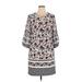 Neiman Marcus Casual Dress: Gray Dresses - Women's Size 14