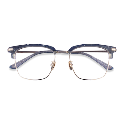 Unisex s browline Gray Gold Acetate,Metal Prescription eyeglasses - Eyebuydirect s Actor