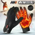 Screen Motorbike Racing Riding Gloves Winter Motorcycle Gloves Winter Thermal Fleece Lined