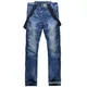 Stil Denim Skihose Hosenträger Denim Skihose Herren Skating Snowboard wasserdicht wind dicht und