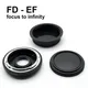 FD - EF Für Canon FD objektiv Canon EOS EF kamera Mount Adapter Ring EF-S EFS mit Korrektur Glas